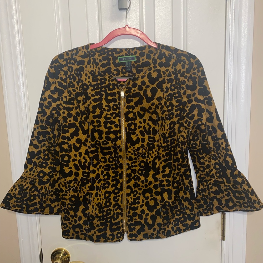 NWOT Leopard Jacket
